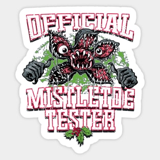 Strange Mistletoe Tester Sticker